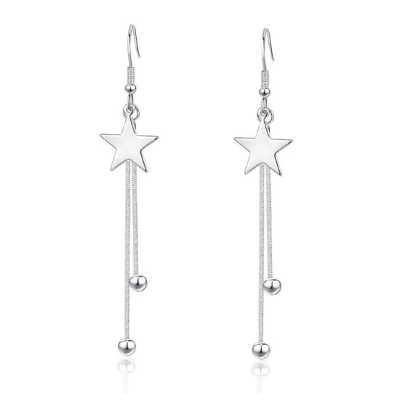 925 sterling silver fashion little star ladies drop earrings jewelry women birthday gift wholesale anti allergy cheap
925 sterling silver fashion little star ladies drop earrings jewelry women birthday gift wholesale anti allergy cheap