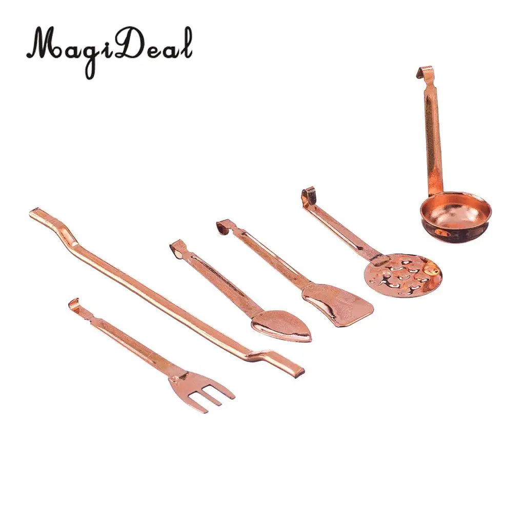 MagiDeal 1Set/Lot Dollhouse Miniature Metal Kitchenware Spoon Spatula Strainer for Kids Tableware Tools Pretend Play Cook Toys
MagiDeal 1Set/Lot Dollhouse Miniature Metal Kitchenware Spoon Spatula Strainer for Kids Tableware Tools Pretend Play Cook Toys