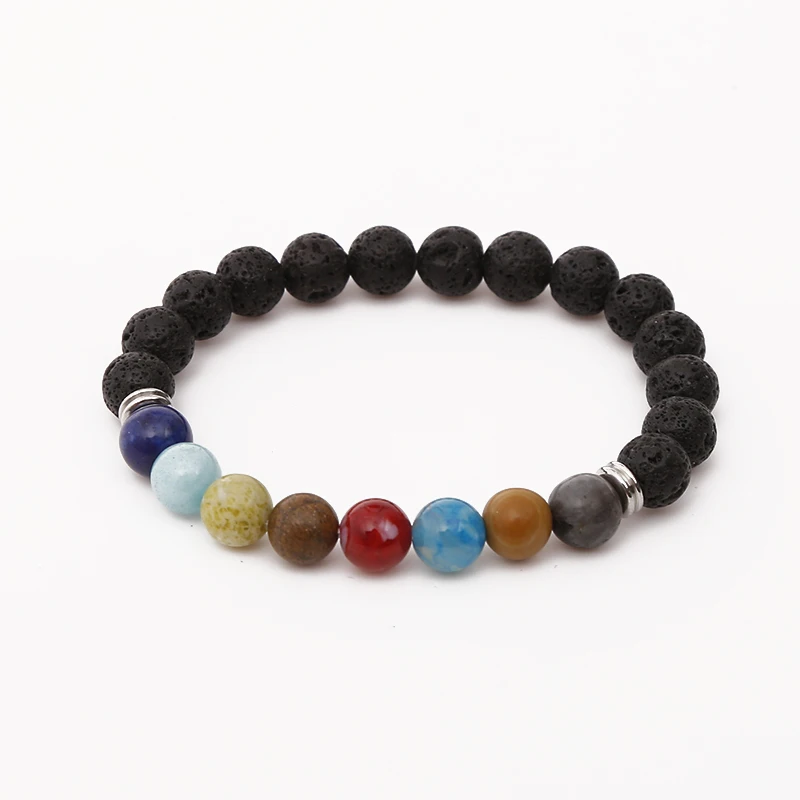 Explosion Models Hot 8mm Natural Stone Charm Bracelet Colorful Rainbow Hand-woven Bracelet Female Accessories
Explosion Models Hot 8mm Natural Stone Charm Bracelet Colorful Rainbow Hand-woven Bracelet Female Accessories