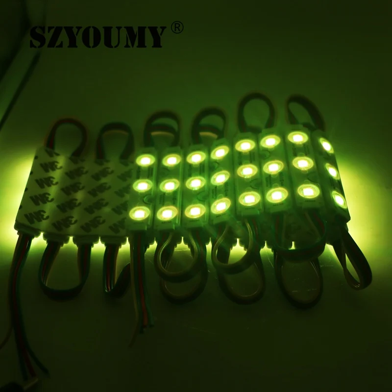 SZYOUMY 500pcs 5050 RGB 3 Leds Black Shell Injection Led Module With Round Lens RGB Led Module Fast DHL Shipping
SZYOUMY 500pcs 5050 RGB 3 Leds Black Shell Injection Led Module With Round Lens RGB Led Module Fast DHL Shipping