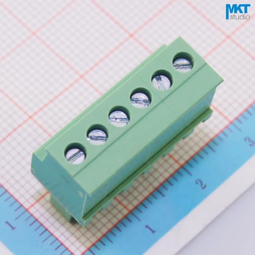 100Pcs 6P B-Type Straight Female Pluggable PCB Electrical Screw Terminal Block 
100Pcs 6P B-Type Straight Female Pluggable PCB Electrical Screw Terminal Block