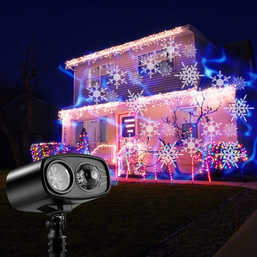 Christmas Snowflake Projector Outdoor Waterproof led laser lamp Projector christmas decoration snowflake projector Garden Xmas
Christmas Snowflake Projector Outdoor Waterproof led laser lamp Projector christmas decoration snowflake projector Garden Xmas