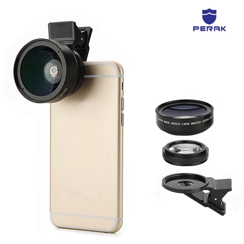 Мобильная камера объектив 2 в 1 Широкоугольный объектив для iPhone 6S 6 плюс 5s 5c 5 Samsung s6 s7 edge s8 Макро объективы.