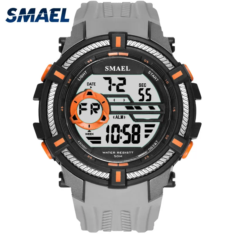 New Brand SMAEL Fashion Watch Men 5BAR Waterproof Sports Military Watches Shock Luxury Big Digital Sports Watches Men clock
New Brand SMAEL Fashion Watch Men 5BAR Waterproof Sports Military Watches Shock Luxury Big Digital Sports Watches Men clock