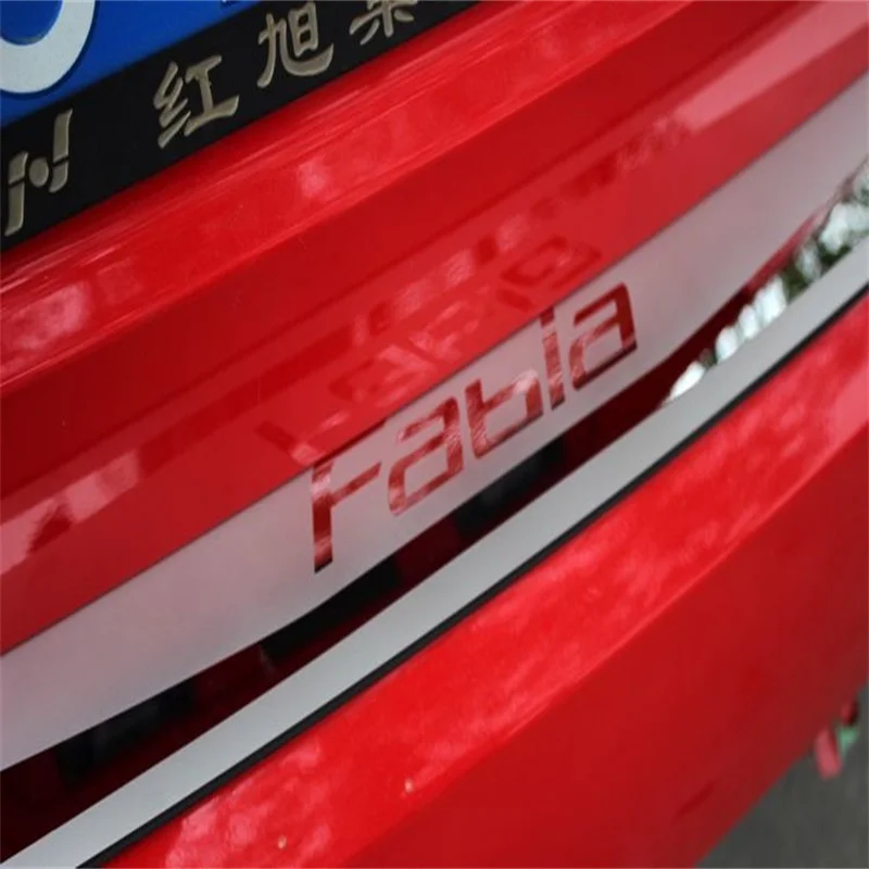 Car Styling Accessory For Skoda Fabia 2015 2016 Exterior Stainless Steel Rear Trunk Bumper Door Sill Scuff Plate Protector Trim
Car Styling Accessory For Skoda Fabia 2015 2016 Exterior Stainless Steel Rear Trunk Bumper Door Sill Scuff Plate Protector Trim