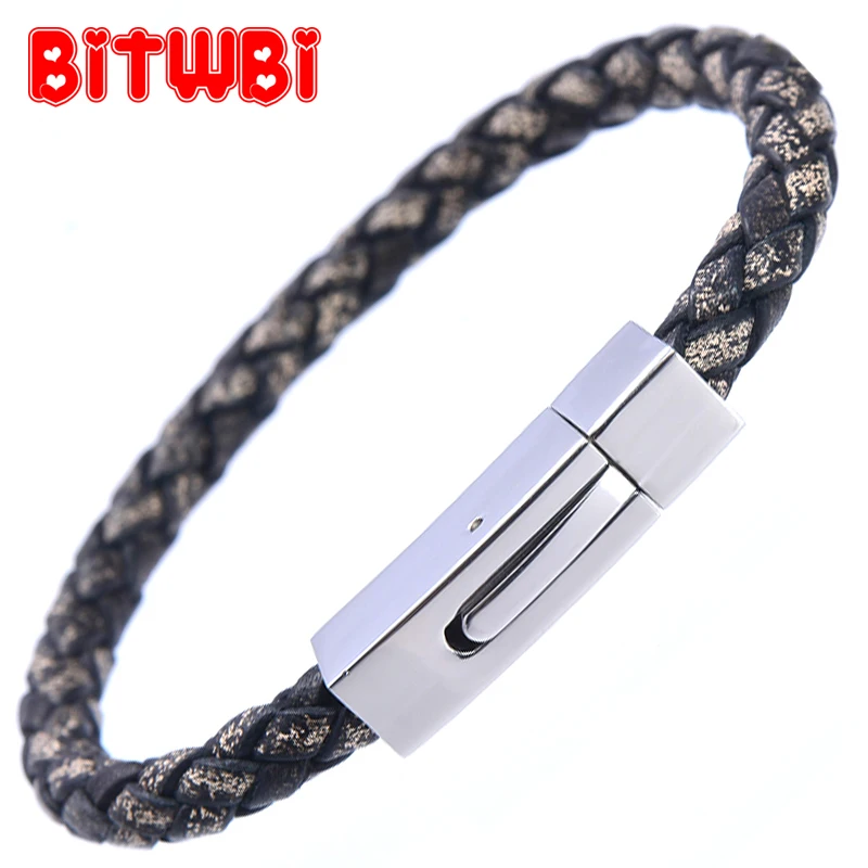 Antique Leather Bracele jewelry Bangles Black Cowhide Rope Charm Bracelets for Women Men Stainless Steel Magnet
Antique Leather Bracele jewelry Bangles Black Cowhide Rope Charm Bracelets for Women Men Stainless Steel Magnet