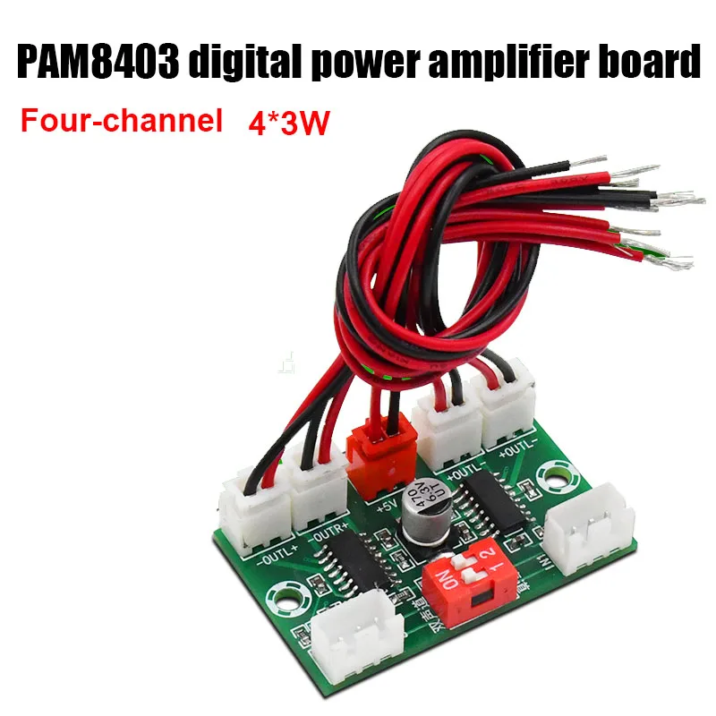 DIY mini PCM8403 Power Amplifier Board Amplificador 4*3W Digital Audio Amplifier Module USB 5V power supply
DIY mini PCM8403 Power Amplifier Board Amplificador 4*3W Digital Audio Amplifier Module USB 5V power supply