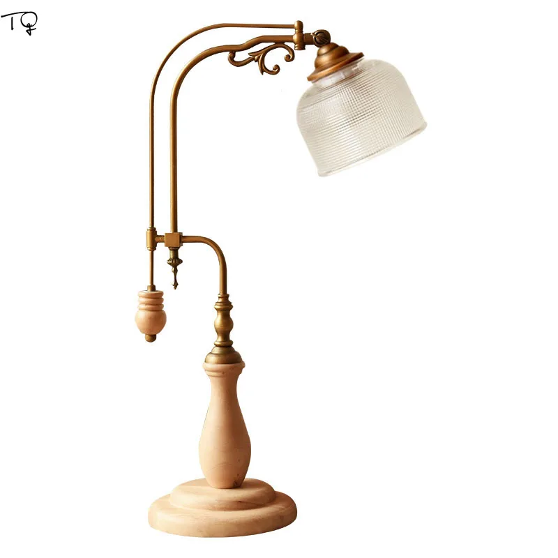 American Country Nordic Simple Solid Wood Desk Lamp Led Bedroom Bedside Living Room Reading Study Creative Modern Table Lamps
American Country Nordic Simple Solid Wood Desk Lamp Led Bedroom Bedside Living Room Reading Study Creative Modern Table Lamps
