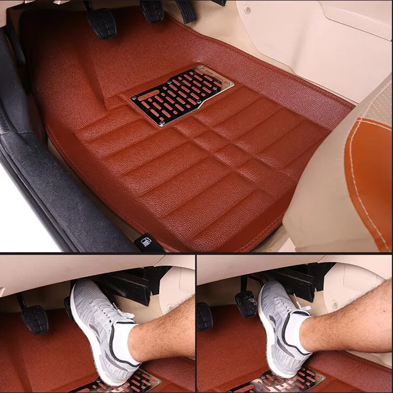 Автомобильные коврики универсальные кожаные Коврики для Chevrolet Cruze Captiva Camaro AVEO TRAX