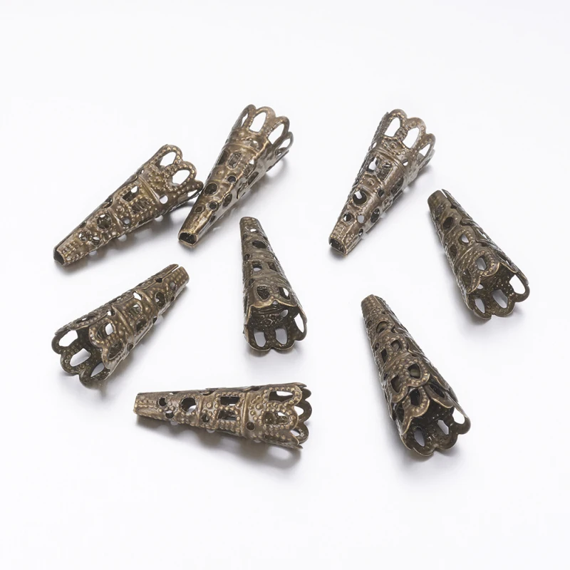 1000pcs Iron Bead Caps Antique Bronze 22x9mm For DIY Jewelry Accessories Finding Making Necklaces Bracelets Supplies Wholesale
1000pcs Iron Bead Caps Antique Bronze 22x9mm For DIY Jewelry Accessories Finding Making Necklaces Bracelets Supplies Wholesale