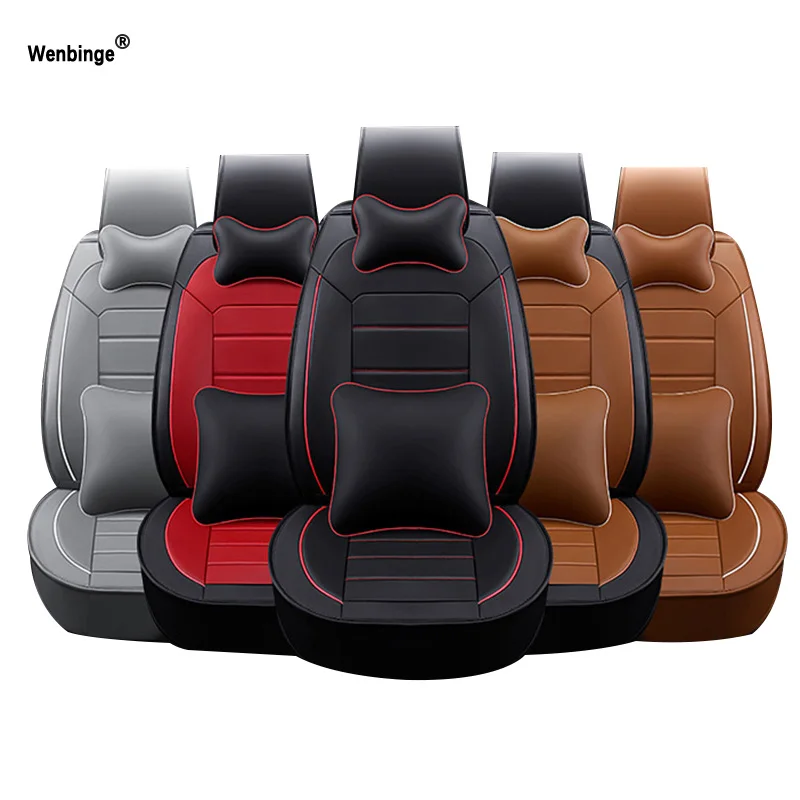 Высококачественный кожаный чехол для автомобильного сиденья honda civic 2006-2011 cr-v accord 7