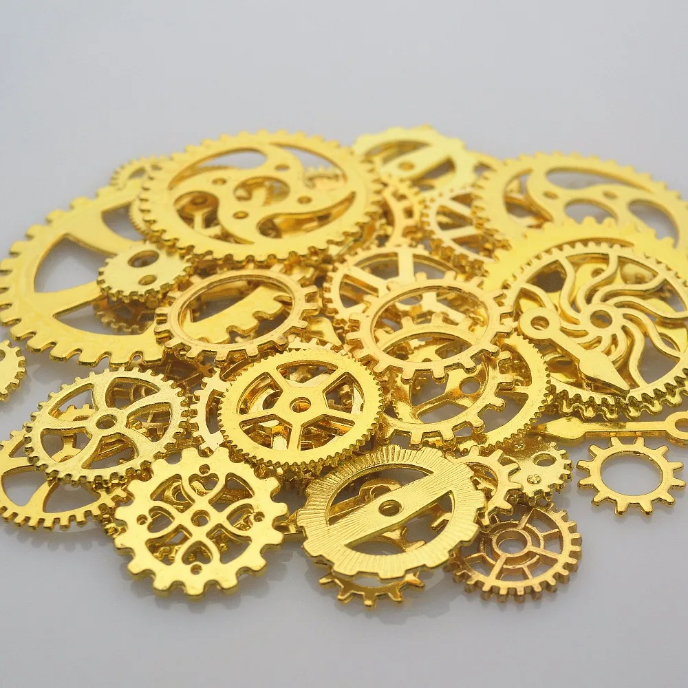 Фото Оптовая продажа аксессуары для смешивания золота в стиле стимпанк 100 г колец js1570