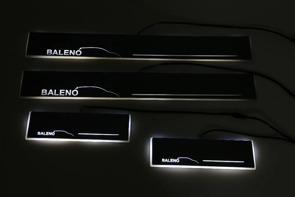 Qirun acrylic led moving door scuff welcome light pathway lamp door sill plate linings for suzuki baleno 2016 2017
Qirun acrylic led moving door scuff welcome light pathway lamp door sill plate linings for suzuki baleno 2016 2017