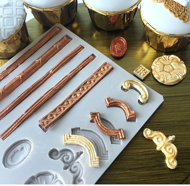 Silicone Molds Fondant Cake Mold Pattern Style Baking Mould Silica Gel European Embossed Decorative Long Vintage PRZY 54125
Silicone Molds Fondant Cake Mold Pattern Style Baking Mould Silica Gel European Embossed Decorative Long Vintage PRZY 54125