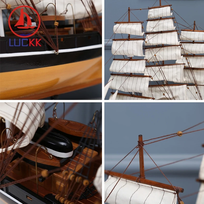 LUCKK 90CM CUTTY SARK Wooden Model Ships Burlywood Nordic Home Decoration Interior Wood For Crafts Creative Sea Style Souvenirs
LUCKK 90CM CUTTY SARK Wooden Model Ships Burlywood Nordic Home Decoration Interior Wood For Crafts Creative Sea Style Souvenirs