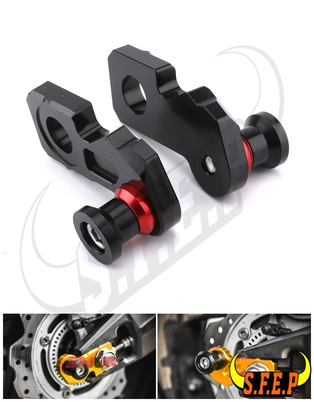 CNC Swingarm Bobbin Adapters / Mounts For Honda CB650F CBR650F 2014-2015-2016-2017-2018
CNC Swingarm Bobbin Adapters / Mounts For Honda CB650F CBR650F 2014-2015-2016-2017-2018