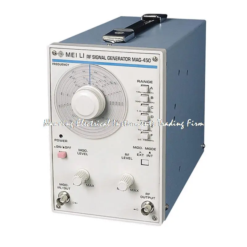 Fast arrival MAG-450 high frequency signal generator 100 KHZ - 100 MHZ signal source
Fast arrival MAG-450 high frequency signal generator 100 KHZ - 100 MHZ signal source