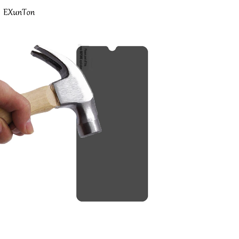 Закаленное стекло EXUNTON для VIVO Y17 2019 антишпионская Защитная пленка Антибликовая