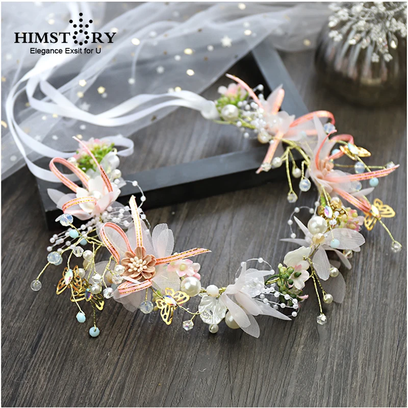 HIMSTORY New Design fairy Silk Floral Headbands Handmade Flower Headwear Women Photography Stage show Wedding Accessor
HIMSTORY New Design fairy Silk Floral Headbands Handmade Flower Headwear Women Photography Stage show Wedding Accessor