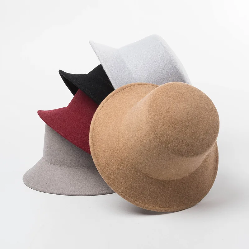 01907-HH8145 % WOOL solid SHORT brim bucket cap men women holiday leisure fishermen hat
01907-HH8145 % WOOL solid SHORT brim bucket cap men women holiday leisure fishermen hat