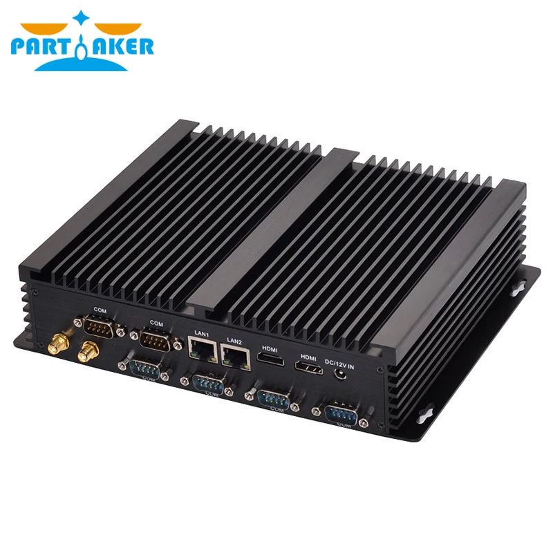 Partker I4 Dual Lan промышленный мини ПК с Intel Core I5 4200U 6 COM портами WIFI300M Windows Linux