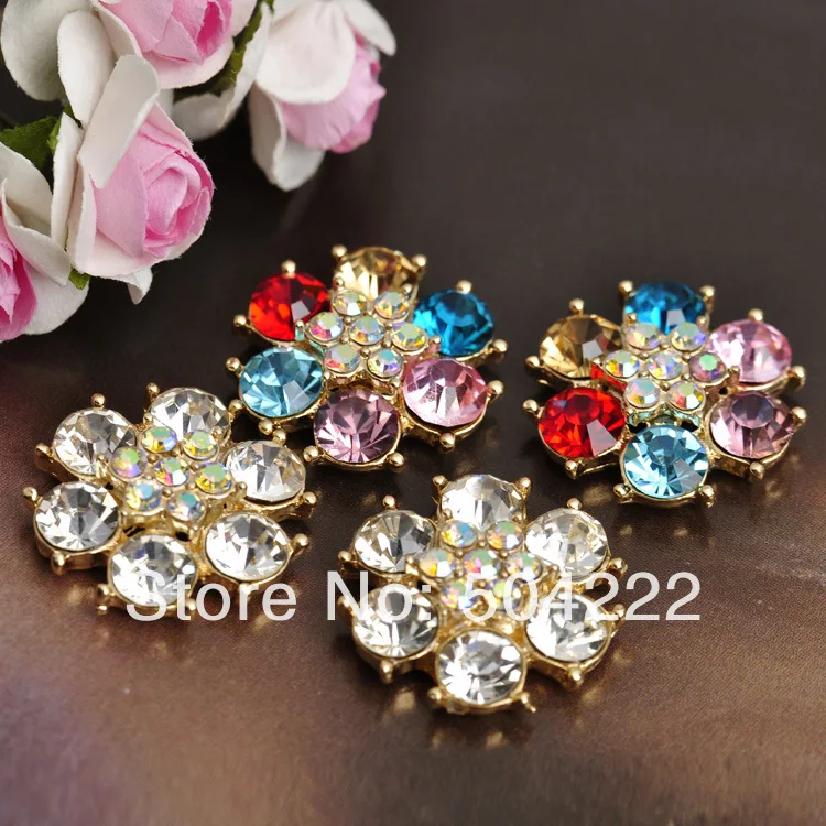 30pcs Rosette Rhinestone Button 23mm flower shaped gem crystal metal zinc alloy cobochon mixed colors mix color grade A+
30pcs Rosette Rhinestone Button 23mm flower shaped gem crystal metal zinc alloy cobochon mixed colors mix color grade A+