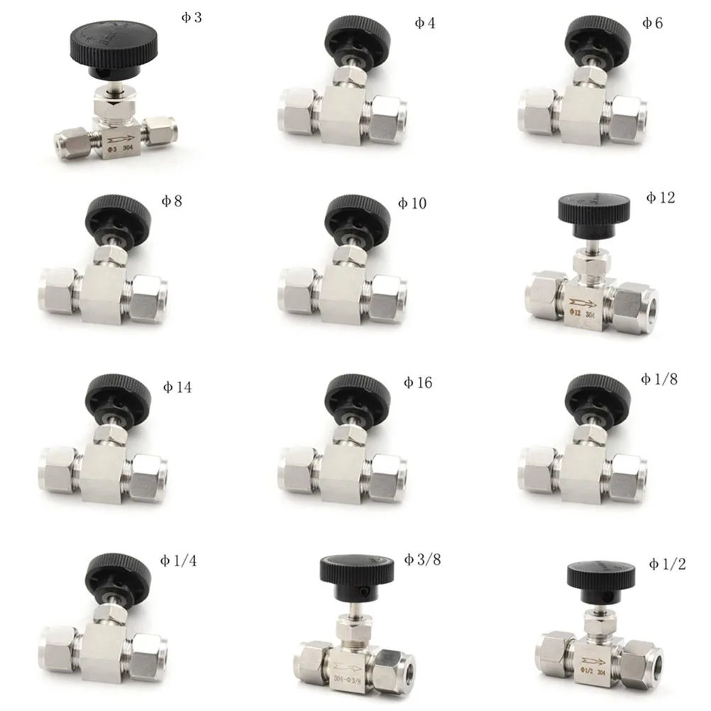 Stainless Steel 304 Adjustable Needle Valve 3 4 6 8 10 12 Mm Tube High Pressure Acid Proof Straight Card Set Crane
Stainless Steel 304 Adjustable Needle Valve 3 4 6 8 10 12 Mm Tube High Pressure Acid Proof Straight Card Set Crane