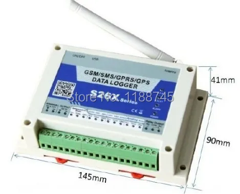 GSM GPRS Analog logger S262 with 4 analog inputs monitor temperature water flow humidity current voltage 
GSM GPRS Analog logger S262 with 4 analog inputs monitor temperature water flow humidity current voltage