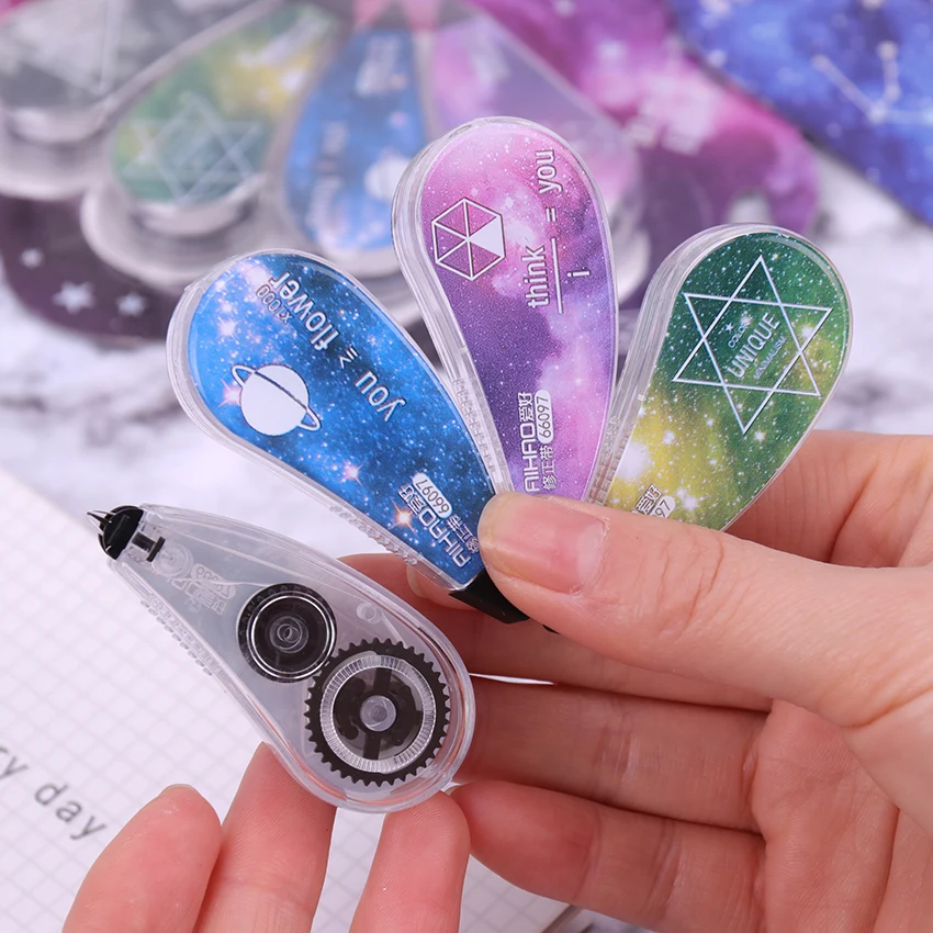 4PCS/1Set Cute Starry Sky Correction Tape Kawaii Corrector For School Stationery School Supply Papeleria
4PCS/1Set Cute Starry Sky Correction Tape Kawaii Corrector For School Stationery School Supply Papeleria