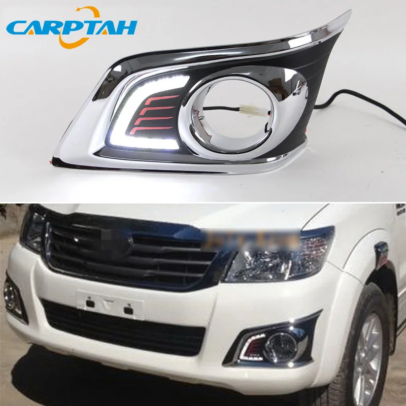 Светодиодный ные дневные ходовые огни для Toyota Hilux Vigo 2012 2013 2014, водонепроницаемые Автомобильные противотуманные фары 12 В, светодиодные дневные ходовые огни
Светодиодный ные дневные ходовые огни для Toyota Hilux Vigo 2012 2013 2014, водонепроницаемые Автомобильные противотуманные фары 12 В, светодиодные дневные ходовые огни
