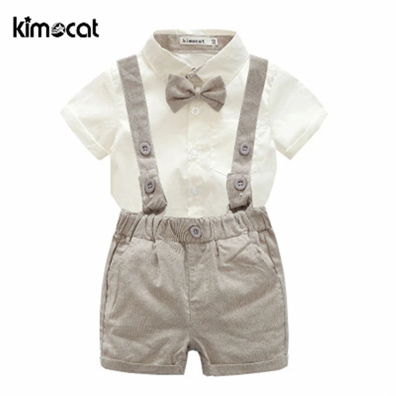 Kimocat Summer Short Sleeve Shirt+Pants 2pcs Baby Boys Clothes 0-2Y Sets Gentleman tie pair of pantsuits newborn baby clothing
Kimocat Summer Short Sleeve Shirt+Pants 2pcs Baby Boys Clothes 0-2Y Sets Gentleman tie pair of pantsuits newborn baby clothing