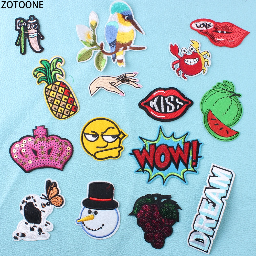 ZOTOONE 15Pcs Colorful Cartoon Animal Patches for Clothing Embroidery Craft Patch Applique on Garment Sequin Application Badges
ZOTOONE 15Pcs Colorful Cartoon Animal Patches for Clothing Embroidery Craft Patch Applique on Garment Sequin Application Badges