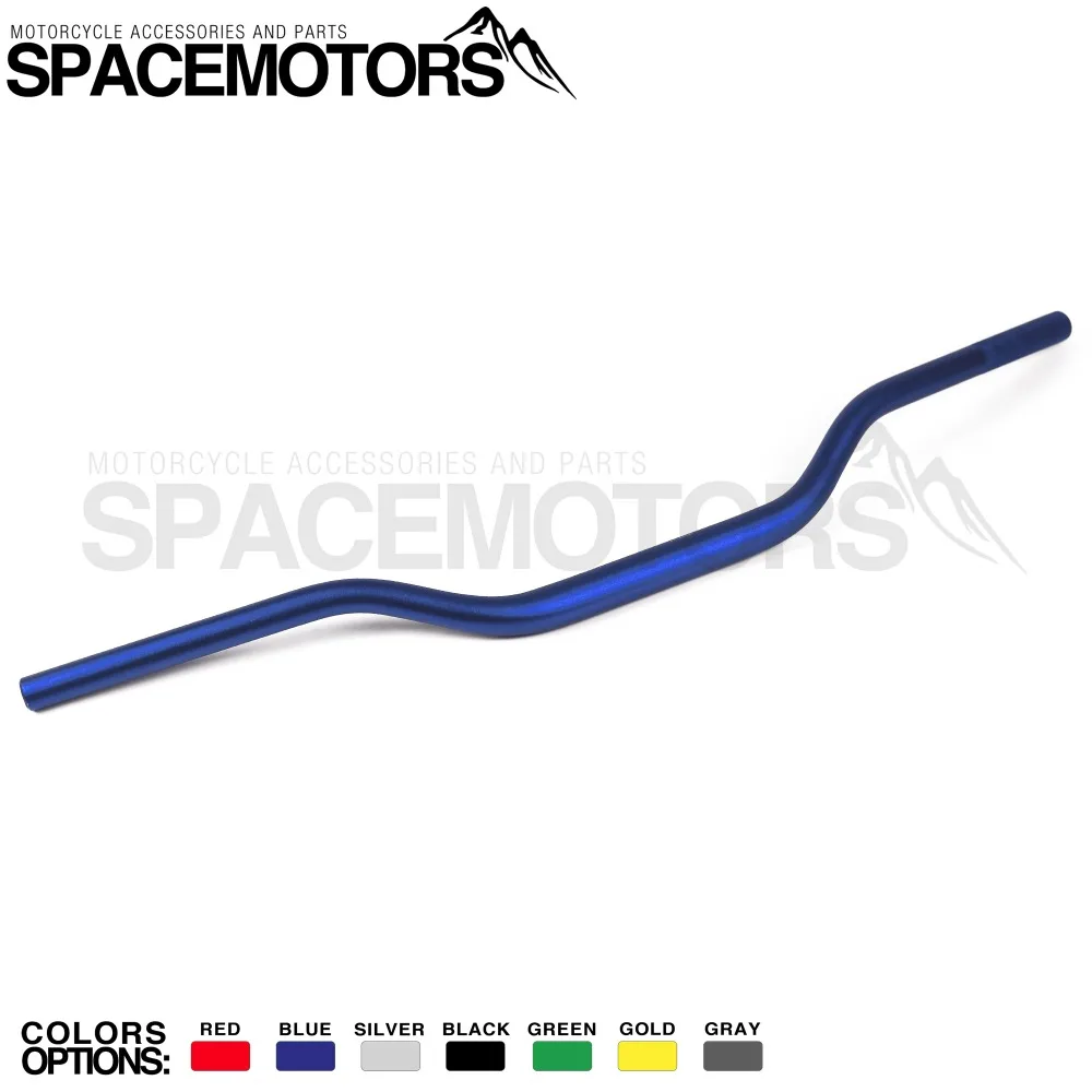 Синий алюминий 28 мм 1-1/8 "810 толстый руль racer enduro мотоцикл трехколесный YZ YZ-F XG WR YZF