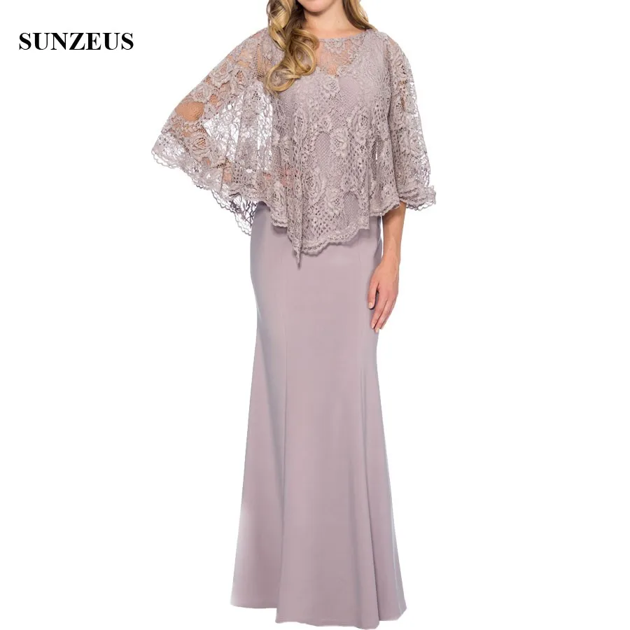 Long Elegant Mother Of The Bride Dresses With Lace Wrap New Lady Wedding Party Gowns Women Evening Formal Dresses CM0183
Long Elegant Mother Of The Bride Dresses With Lace Wrap New Lady Wedding Party Gowns Women Evening Formal Dresses CM0183