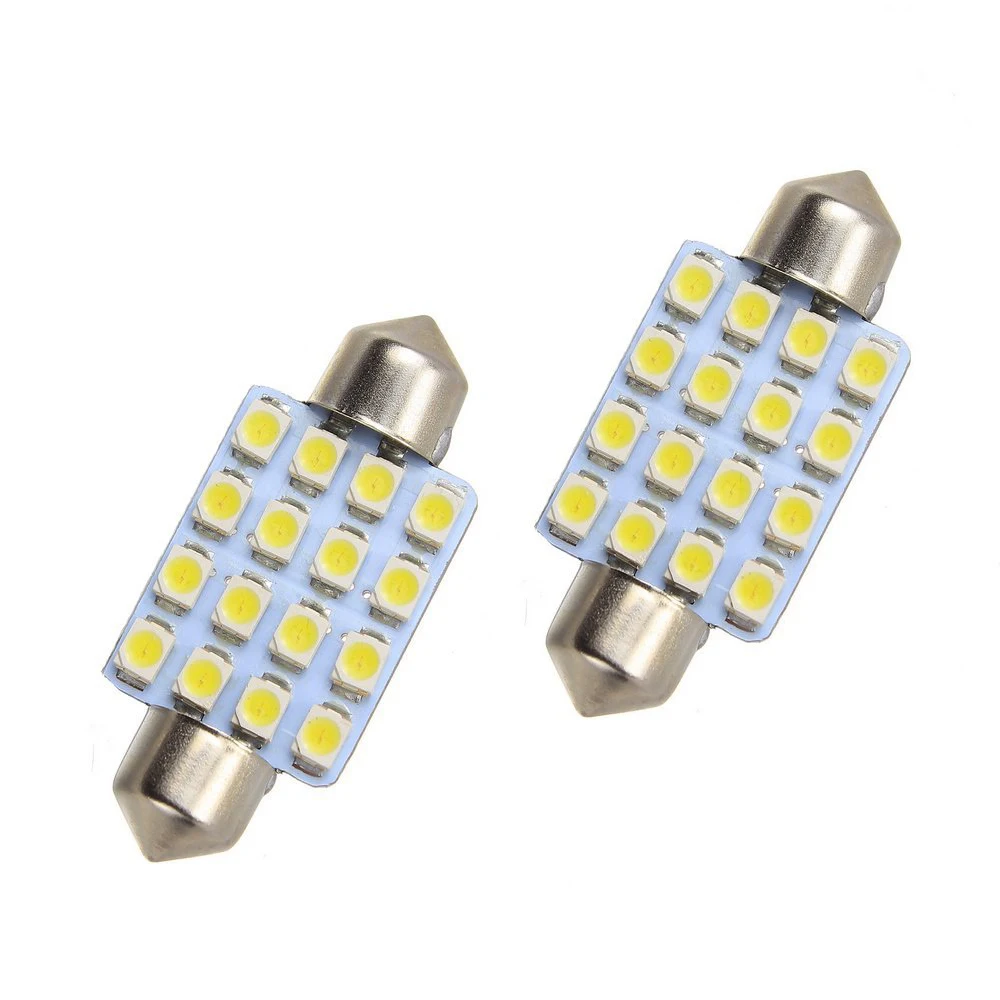 YSY 500 шт. 3528 1210 16 SMD C5W 31 мм 36 мм/39 мм/41 Festoon купол светодиодный светильник лампы s Mix
