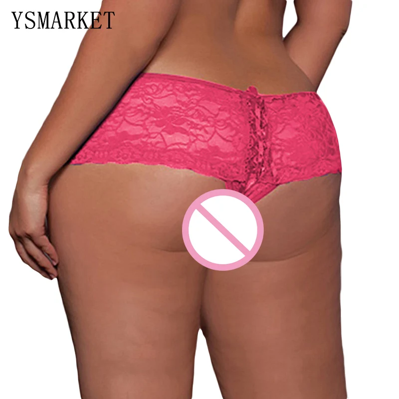 New Women's Panties Plus Size 5XL 6XL With Full White Flower Lace open crotch gauze panties sexy large size lace underwear H5011
New Women's Panties Plus Size 5XL 6XL With Full White Flower Lace open crotch gauze panties sexy large size lace underwear H5011