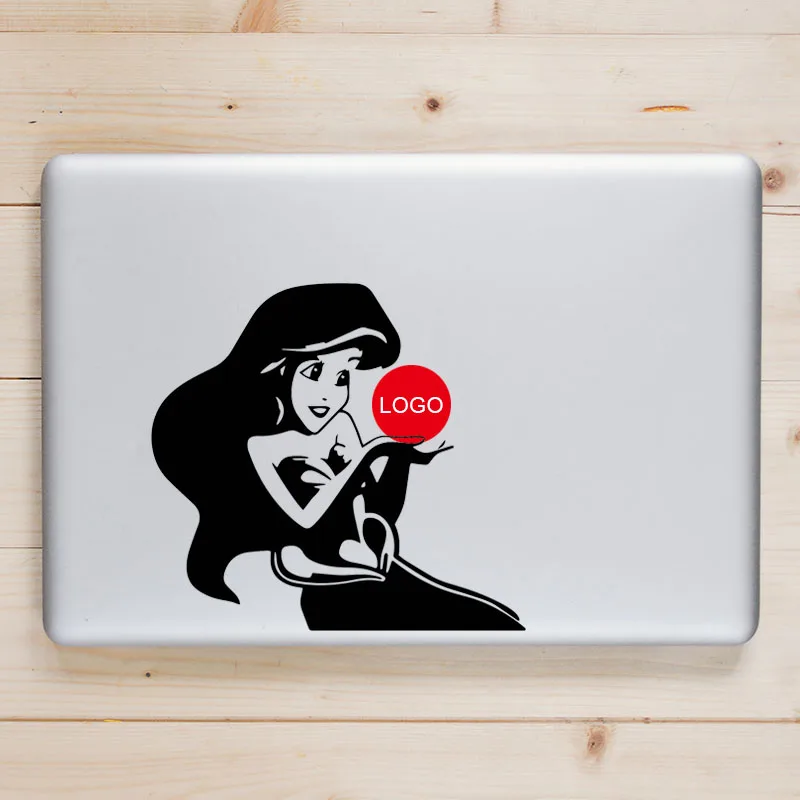 Маленькая Русалка Принцесса наклейка для ноутбука Macbook Pro Air Retina 11 12 13 14 15 дюймов Dell Mac Book Skin стикер