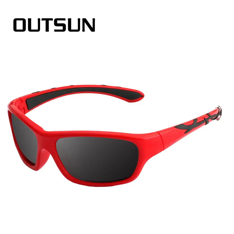 Солнцезащитные очки OUTSUN для детей поляризационные девочек и мальчиков Tr90 оправа