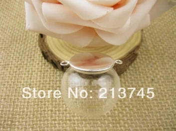 Free ship!!! nice 20sets/lot 20*12mm(opening) glass globe & Silver base set glass bubble vial pendant jewelry findings
Free ship!!! nice 20sets/lot 20*12mm(opening) glass globe & Silver base set glass bubble vial pendant jewelry findings