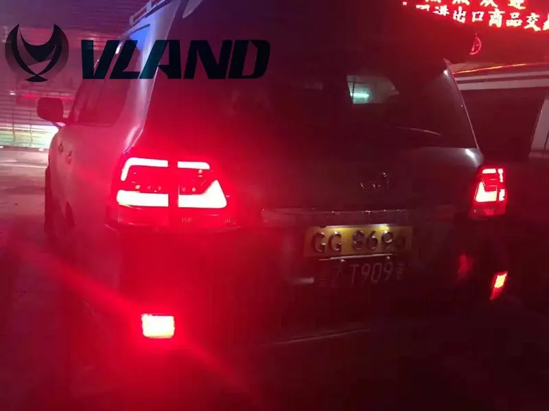 VLAND Factory for Land Cruiser Car Tail light for LED Taillight 2008 2010 2015 for Land Cruiser Tail lamp with DRL+Reverse+Brake
VLAND Factory for Land Cruiser Car Tail light for LED Taillight 2008 2010 2015 for Land Cruiser Tail lamp with DRL+Reverse+Brake