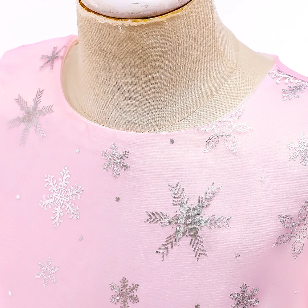Fashion Girls Dresses Kids Snow Flake Printed Tulle Party Wedding Dress Children Clothing Ball Gown
Fashion Girls Dresses Kids Snow Flake Printed Tulle Party Wedding Dress Children Clothing Ball Gown