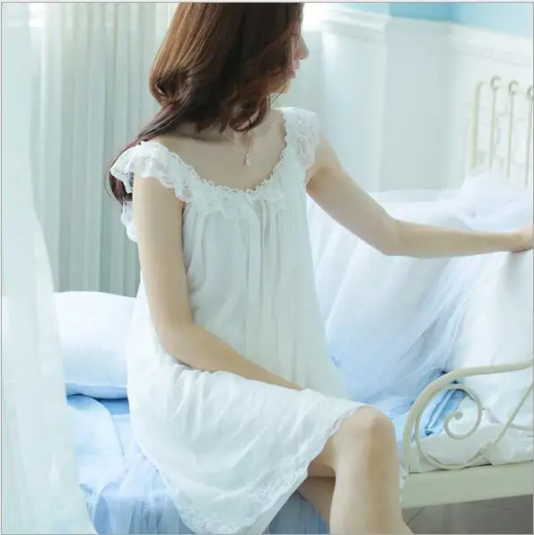 Fdfklak Women Sleepwear Sexy Clothes 2020 Summer Sleeveless Princess Nightgown Lace Dress Nighties For Women Lace Nightgown Q839
Fdfklak Women Sleepwear Sexy Clothes 2020 Summer Sleeveless Princess Nightgown Lace Dress Nighties For Women Lace Nightgown Q839