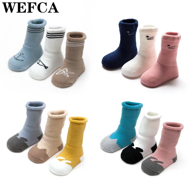 3Pairs Autumn Winter Thicken Socks For Baby Girls Cute Cotton Cartoon Warmer Socks Toddler Boys Animal Pattern Newborn Sock
3Pairs Autumn Winter Thicken Socks For Baby Girls Cute Cotton Cartoon Warmer Socks Toddler Boys Animal Pattern Newborn Sock
