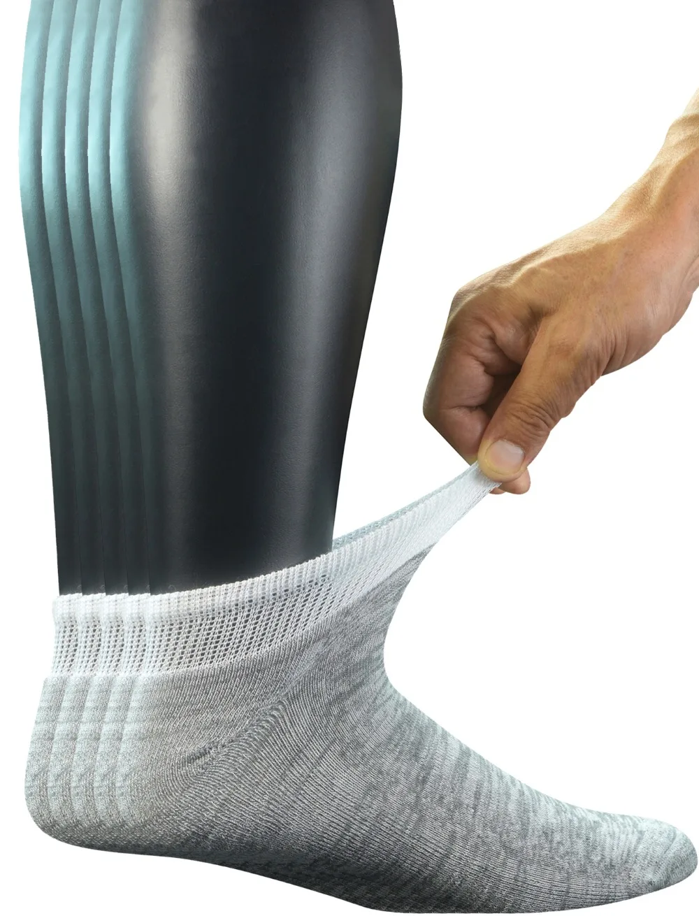 Men's 5 Pairs Bamboo Low Cut Diabetic Socks with Cushion Sole and Seamless Toe Size 10-13
Men's 5 Pairs Bamboo Low Cut Diabetic Socks with Cushion Sole and Seamless Toe Size 10-13
