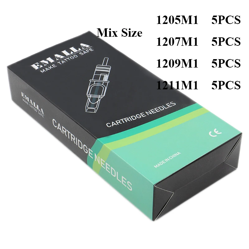 20PCS Mix 1205M1 1207M1 1209M1 1211M1 Size Tattoo Cartridge Needles Magnum #12 Permanent Makeup Tattoo Needles Free Shipping
20PCS Mix 1205M1 1207M1 1209M1 1211M1 Size Tattoo Cartridge Needles Magnum #12 Permanent Makeup Tattoo Needles Free Shipping