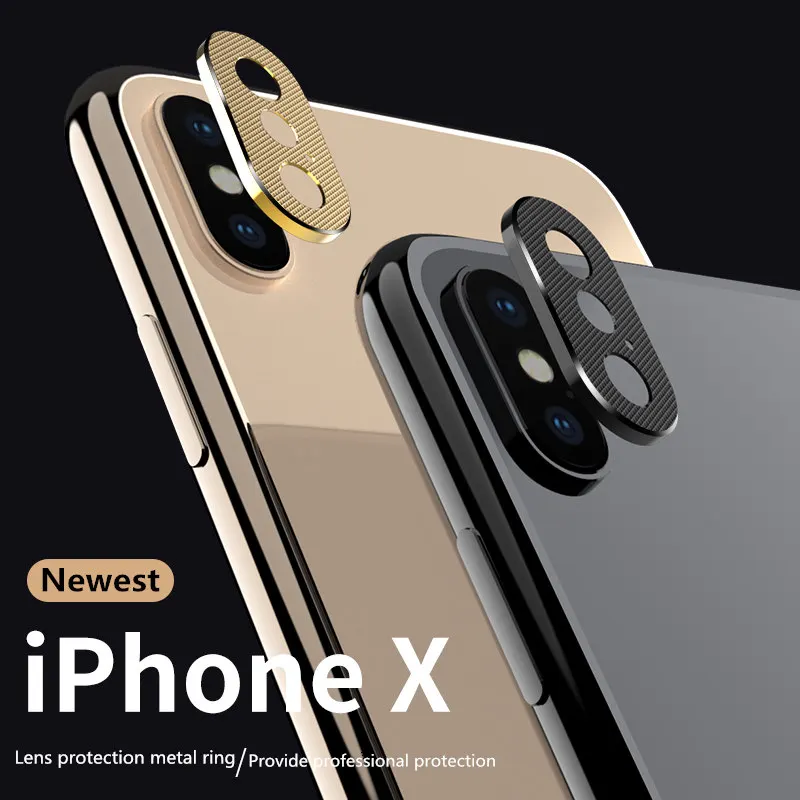 Роскошный протектор для объектива камеры iphone X/XR/XS Max пленка из закаленного стекла