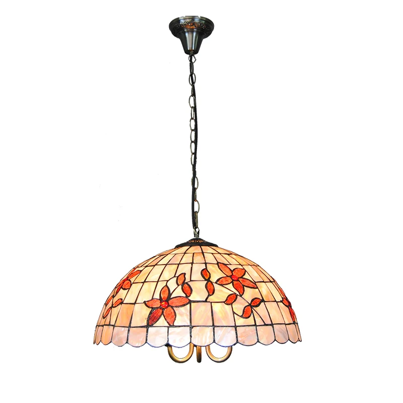 American Village Countryside Flowers Shell Shade Art Restaurant Bar Lighting Tiffany Stained Glass Decorate Pendant Lamp PL752
American Village Countryside Flowers Shell Shade Art Restaurant Bar Lighting Tiffany Stained Glass Decorate Pendant Lamp PL752