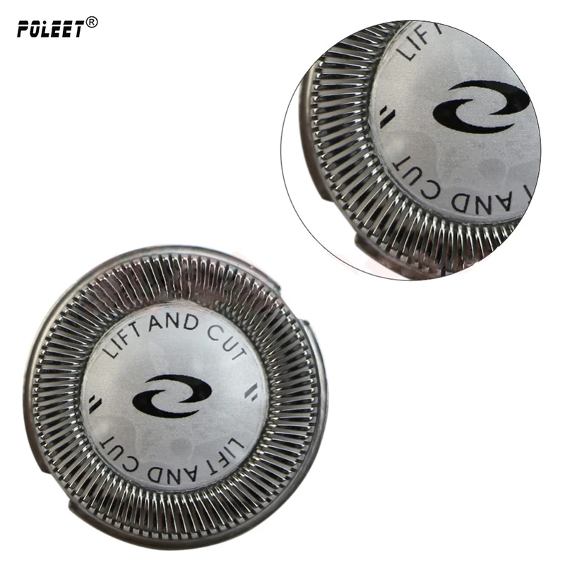 Poleet 3 компл./лот бритвенная головка HQ64 Замена для Philips Norelco лезвие бритвы HQ54 HQ6070 7310XL