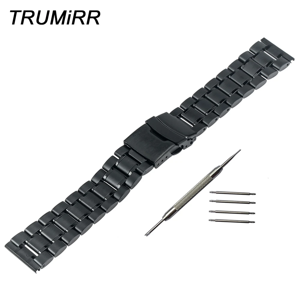 20mm 22mm 5 Pointer Stainless Steel Watch Band for Ticwatch 1 46mm / Ticwatch 2 42mm Safety Clasp Strap Wrist Belt Link Bracelet
20mm 22mm 5 Pointer Stainless Steel Watch Band for Ticwatch 1 46mm / Ticwatch 2 42mm Safety Clasp Strap Wrist Belt Link Bracelet