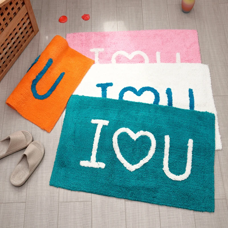 Fashion Pure Cotton Floor Mat LOVE For Bedroom Door Mat Bathroom Water Absorbent Rug Ground Mat Decoraton Bedside Carpet.
Fashion Pure Cotton Floor Mat LOVE For Bedroom Door Mat Bathroom Water Absorbent Rug Ground Mat Decoraton Bedside Carpet.